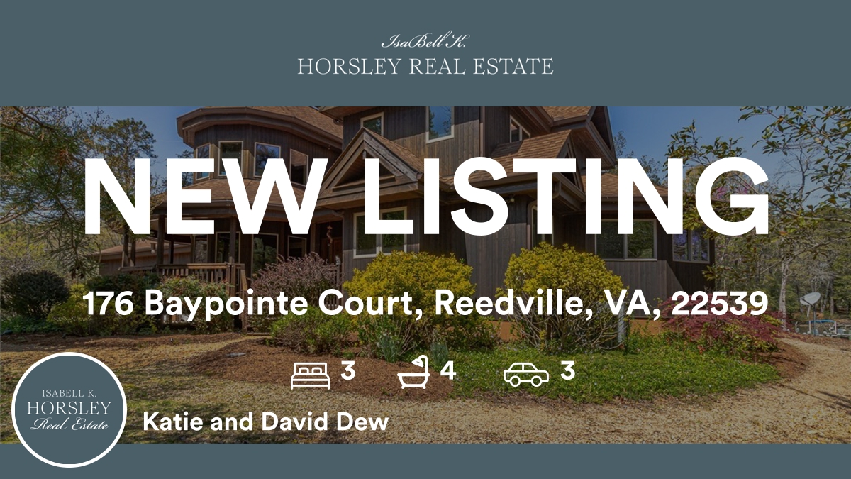 🛌 3 🛀 4 🚘 3
📍 176 Baypointe Court, Reedville, VA, 22539

My latest listing on RateMyAgent.
(VA) 0225078297
rma.reviews/suce2br19t5j

...
#ratemyagent #realestate