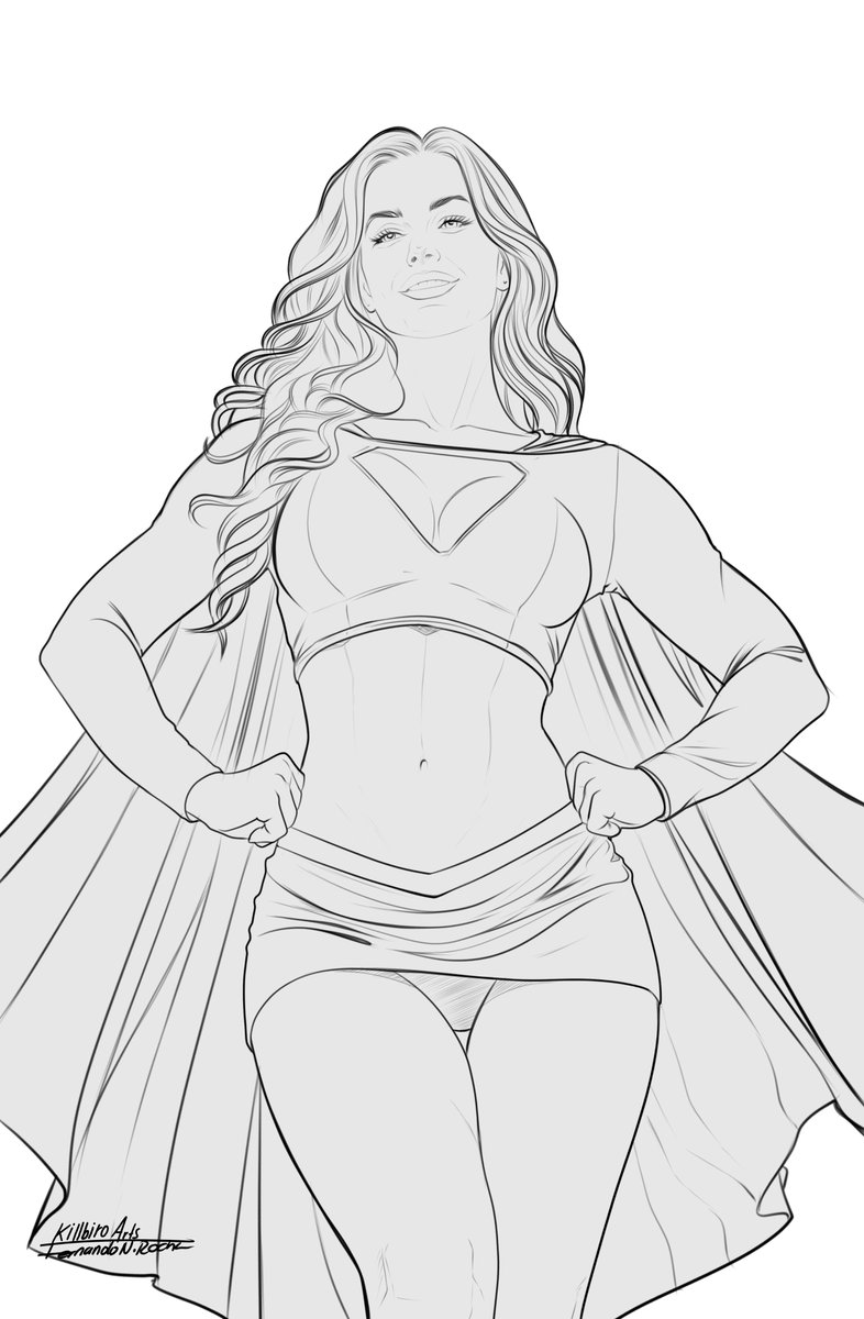 KILLBIRO's tweet photo. Super Girl sketch 2

Versions that were not approved by the client but will soon be available in color. https://t.co/fa9Gcd7V45