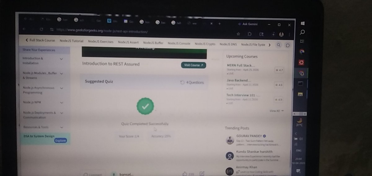 Max_13_16's tweet photo. Hard to digest but it's real that past 3 hrs I did -> various things it's starts from app development roadmap or path -> smart kisan ->  add an fest - chatbot ->  twillio sms, email site for api's -> ends on node js Rest Api's quiz https://t.co/g5Dp6Wimz8