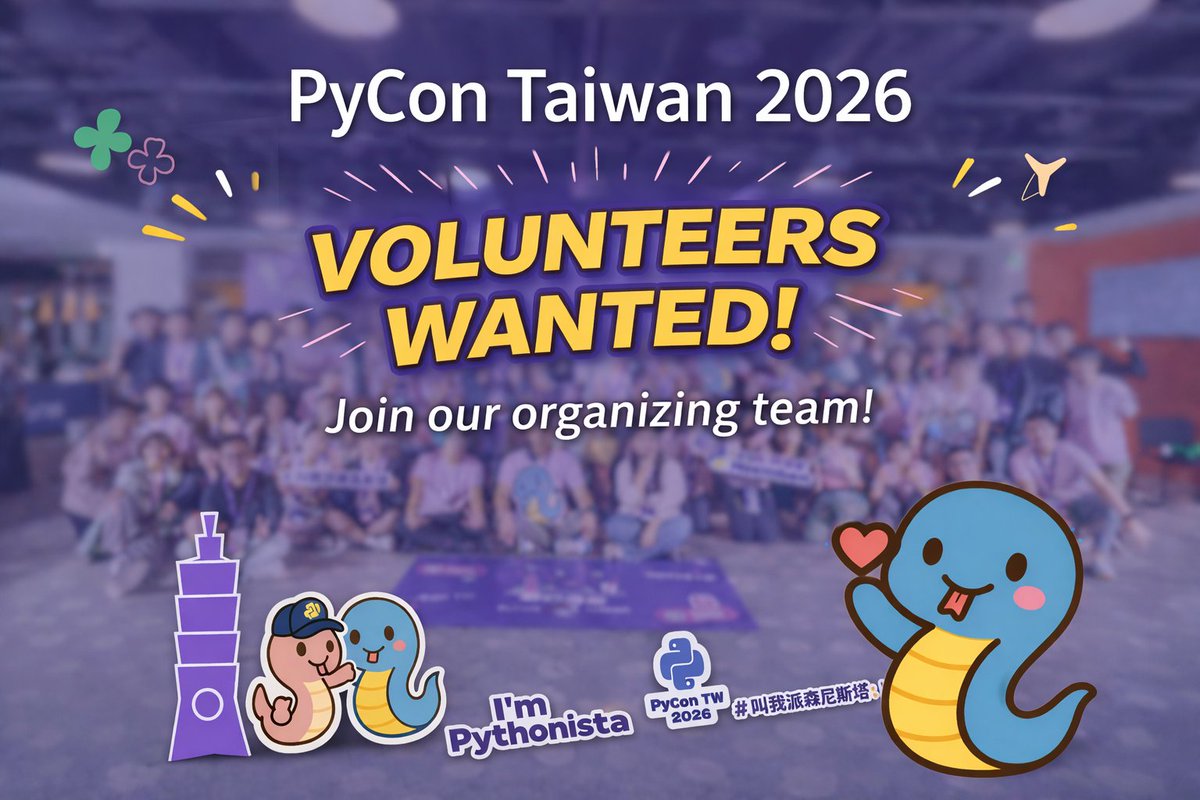 PyCon Taiwan tweet media