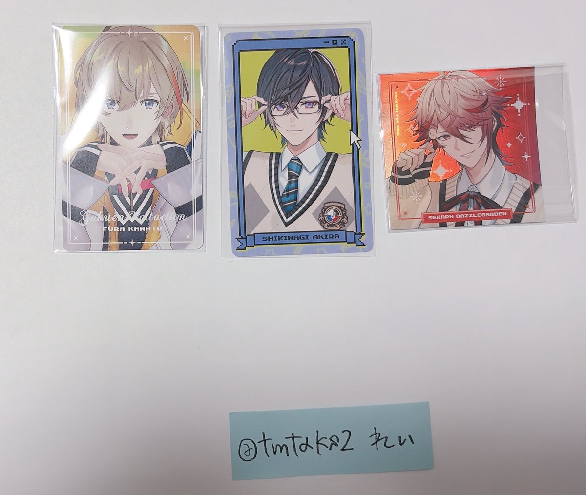 tmtaks2's tweet photo. 交換  にじさんじ  VOLTACTION  学園ゔぉるたくしょん フォト風カード  OS  特典

譲 )画像1枚目
求 )画像2枚目(🟣）

3Dカードは3Dカードとのみ

郵送交換希望
他ポストにせめよん有
纏めて歓迎
検索からでもどうぞ。 https://t.co/f7N2BJXdQ3