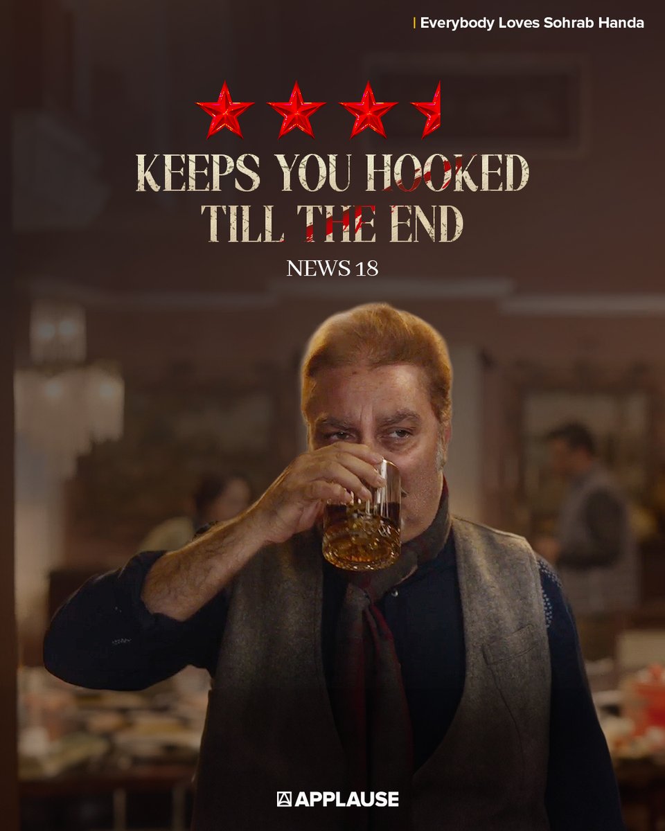 ApplauseSocial's tweet image. Everybody, including critics, loves Sohrab Handa ❤️✨

Everybody Loves Sohrab Handa, streaming now on
#ZEE5

Watch Now: bit.ly/EverybodyLoves…

#EverybodyLovesSohrabHandaonZEE5