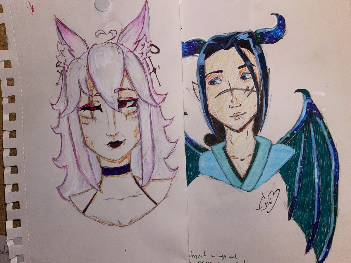 kitsune_comms's tweet photo. I’m opening commissions! 
5$ a piece, I want people to be able to get art of their characters for cheap without using AI, now I’m charging low so the quality won’t be high, but I’ll try my very best to give you art you’ll love!!
Here are some examples of my art! https://t.co/NbX0r3EfI2