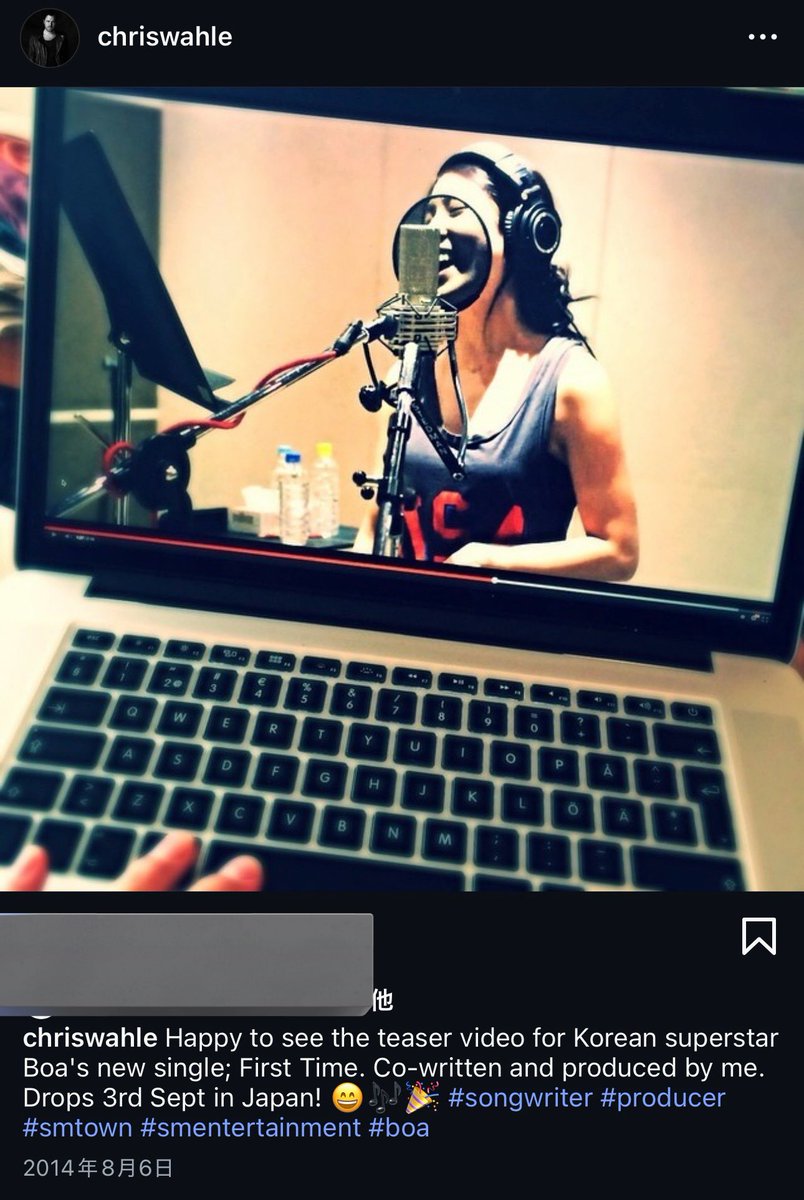 Chris Wahleさん
First Timeについての当時の投稿