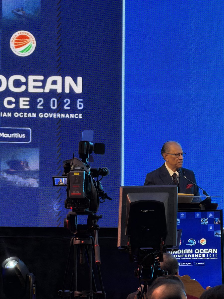 siddarthpaim's tweet image. Great talk by Navin Ramgoolam  @Ramgoolam_Dr 
thoughtful, grounded, and sharply focused on regional cooperation and long-term stability in the Indian Ocean. 🇲🇺🌊

#IOC2026 #IndianOcean #Mauritius