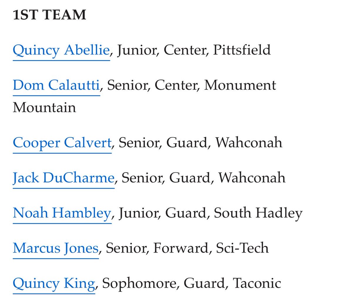 nhambley13's tweet photo. All Western Mass First Team 🙌 https://t.co/Pw8Fk8E99j