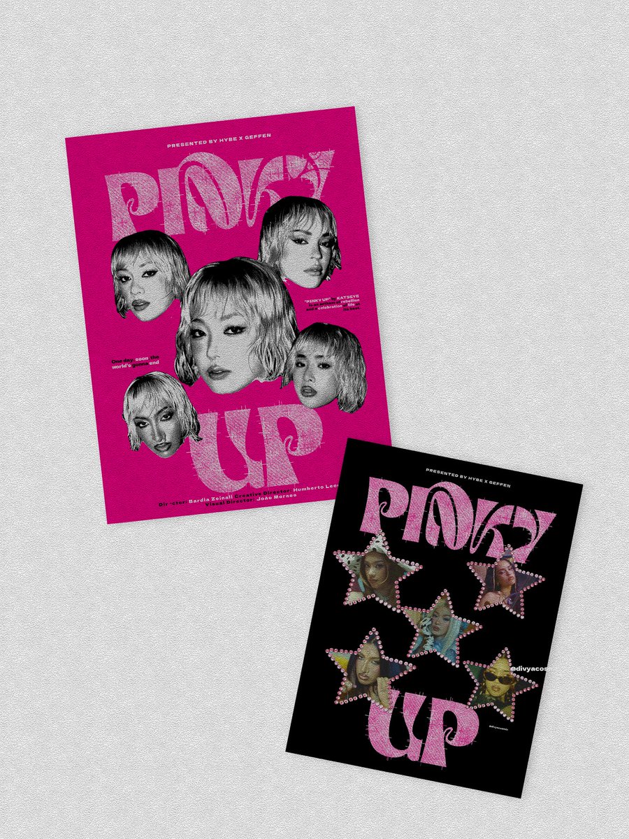 divyacosmic's tweet image. PINKY UP PÓSTER 💗.

#KATSEYE #PINKYUP