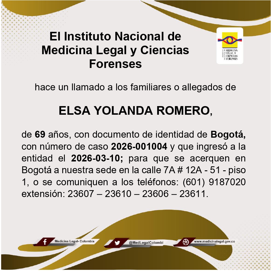 Medicina Legal (Col) tweet media