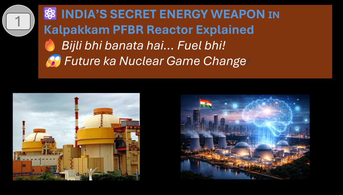 polimemedose's tweet photo. 6 अप्रैल 2026, रात 8:25 बजे कल्पक्कम में एक चिंगारी ने इतिहास रच दिया — भारत का 500 MW स्वदेशी फास्ट ब्रिडर रिएक्टर क्रिटिकल हो गया! 🔥
#KalpakkamPFBR #NuclearIndia https://t.co/vAvxoTWGyv