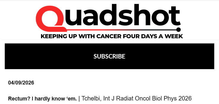 LeilaTchelebi's tweet photo. Thanks, @QuadShotNews, for the🔥description of our @RadiumSociety guideline on #radiationtherapy for #rectalcancer: a science-backed, data-driven multi-d, guide on when and when not to use☢️ 
https://t.co/aDLqVJkSOH @KrishanJethwa @AnkerUVMRadOnc @PercyLeeMD @nbn426 @IJROBP https://t.co/F2NSFWmWu7