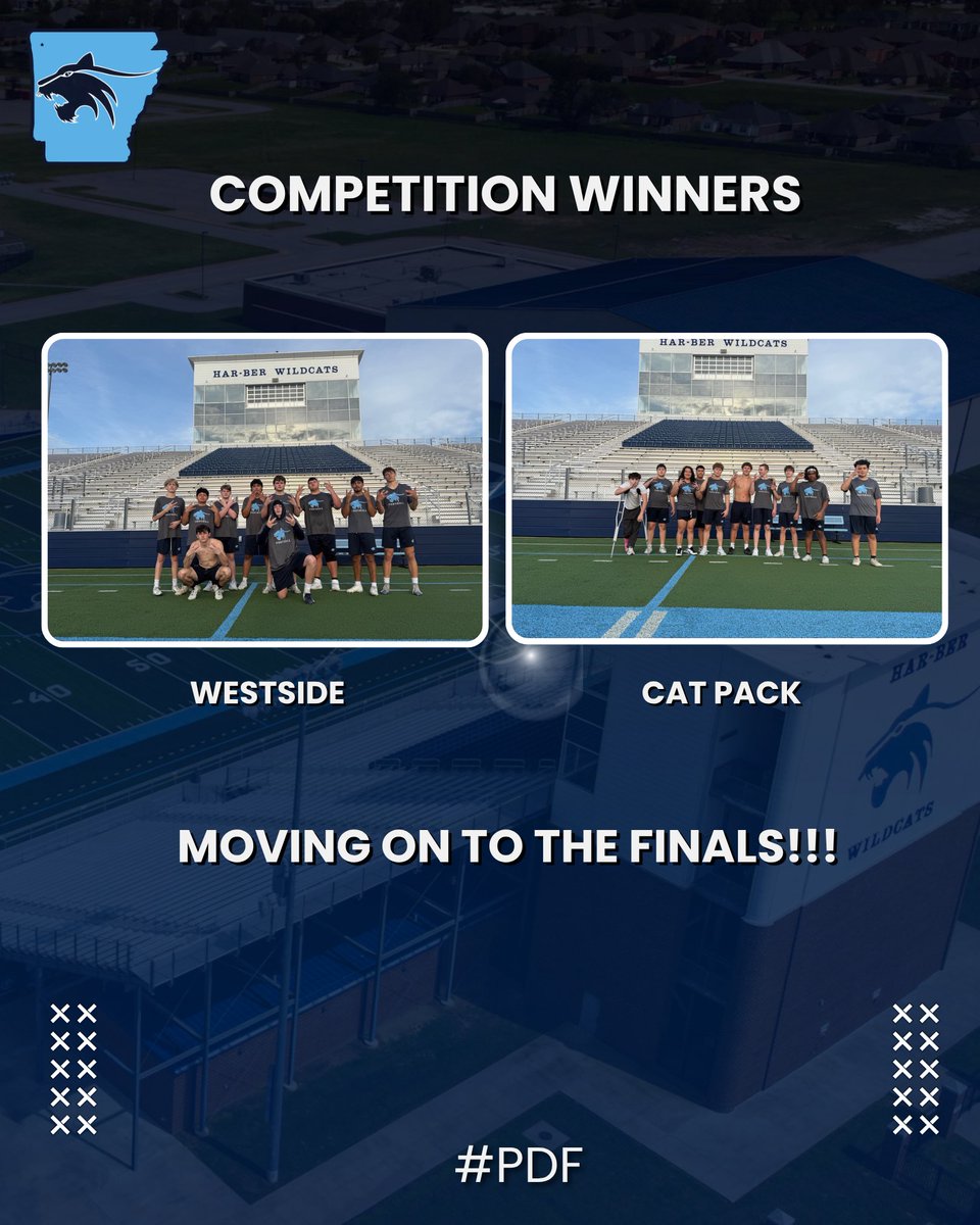HB_WildcatFB's tweet photo. Big time energy all around ⚡️

Congrats to our Competition Winners—punching their ticket to the FINALS. The work, the focus, the edge… it’s showing.

Also shoutout to our Rack of the Week winners. Consistency + competition = RESULTS.
#pdf #gowildcats #builtdifferent https://t.co/x1RQ8tZWvU