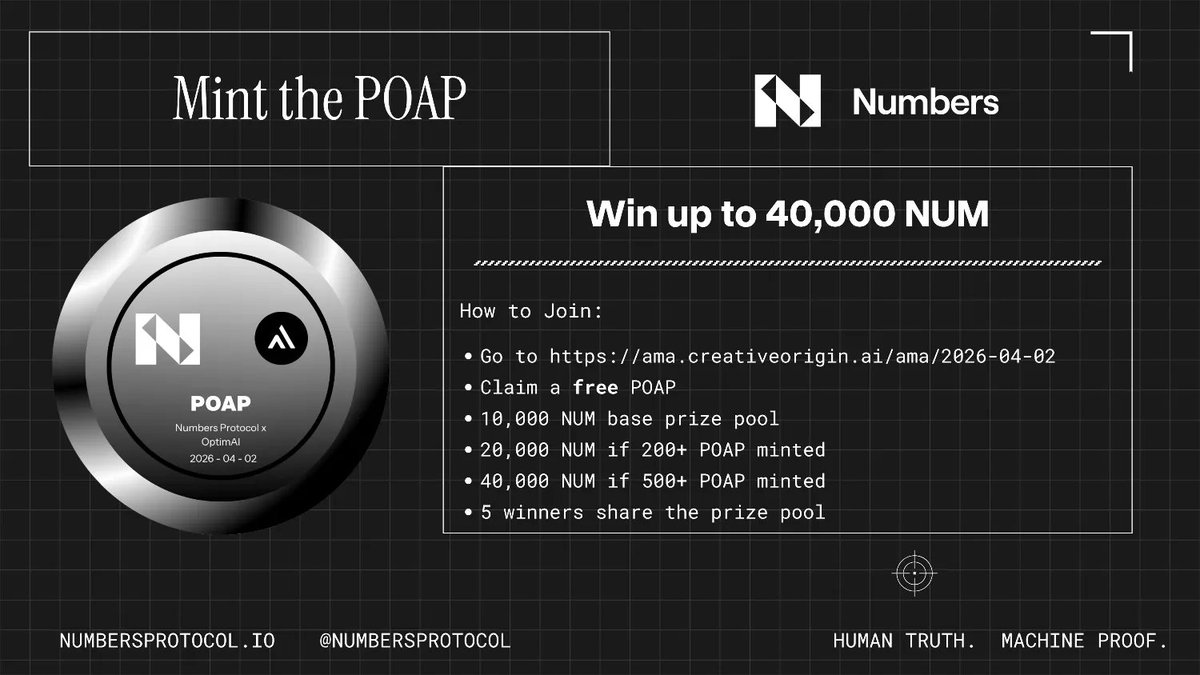 Numbers Protocol tweet media