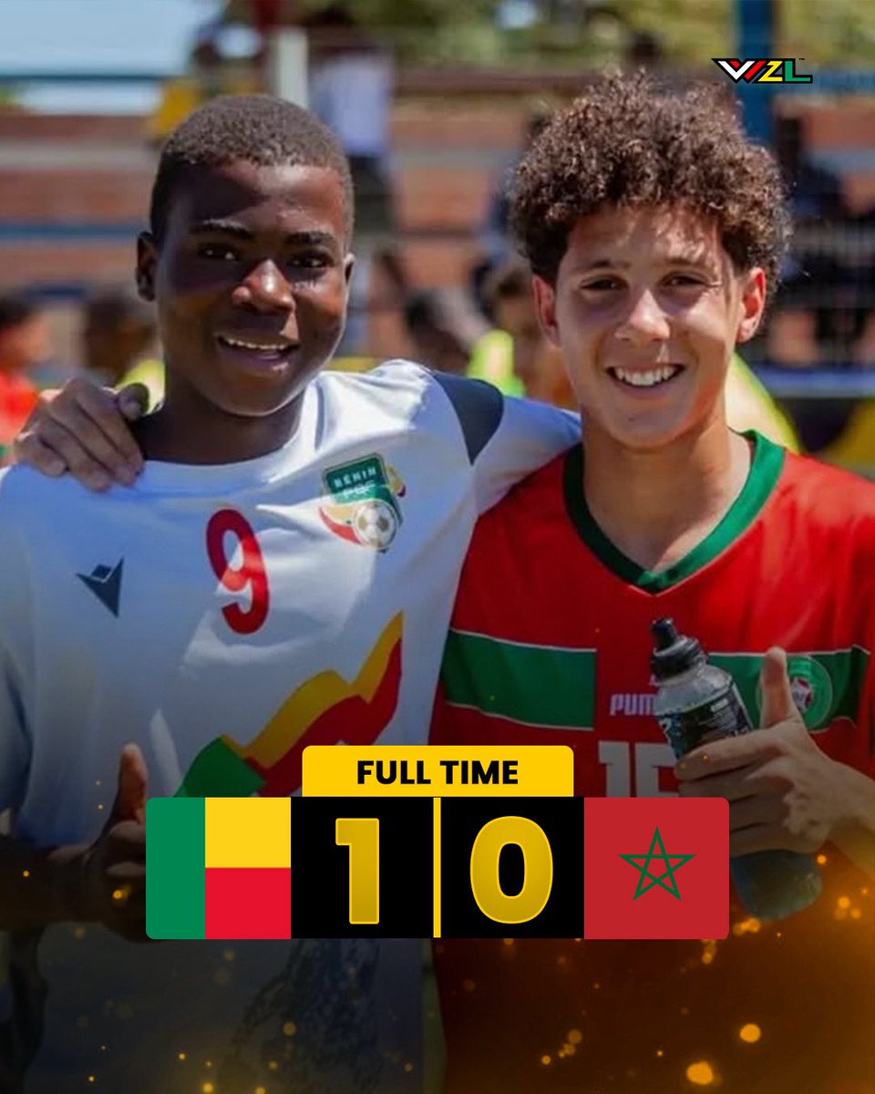 Benin 🇧🇯 finish 3rd in the African School Championship after a 1–0 win over Morocco 🇲🇦