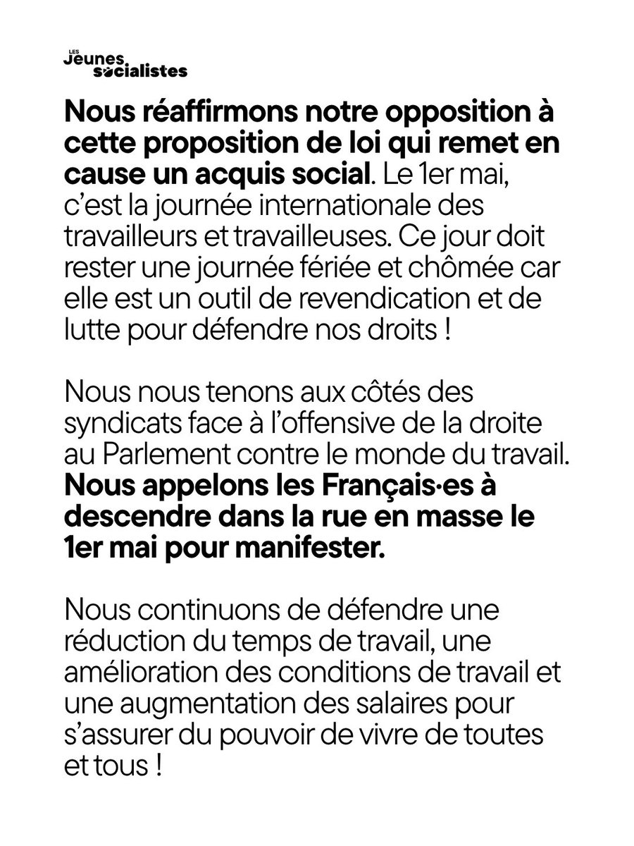 Les Jeunes Socialistes tweet media