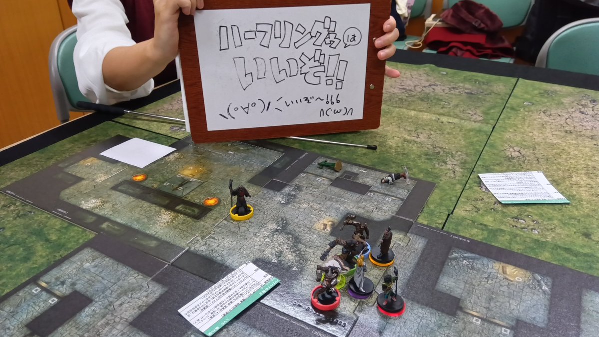 miyakami_00's tweet image. 偶に #dwarvenforge #dnd #ダンドラ などのタグで検索してオフセ風景ポストを見つけると、辻イイネと辻リポストをする活動をしています。
ヾ(°∀°)ﾉｼ ﾓｯﾄｵﾌｾﾋﾛｶﾞﾚｰ
※添付画像は過去の4eオフセ風景