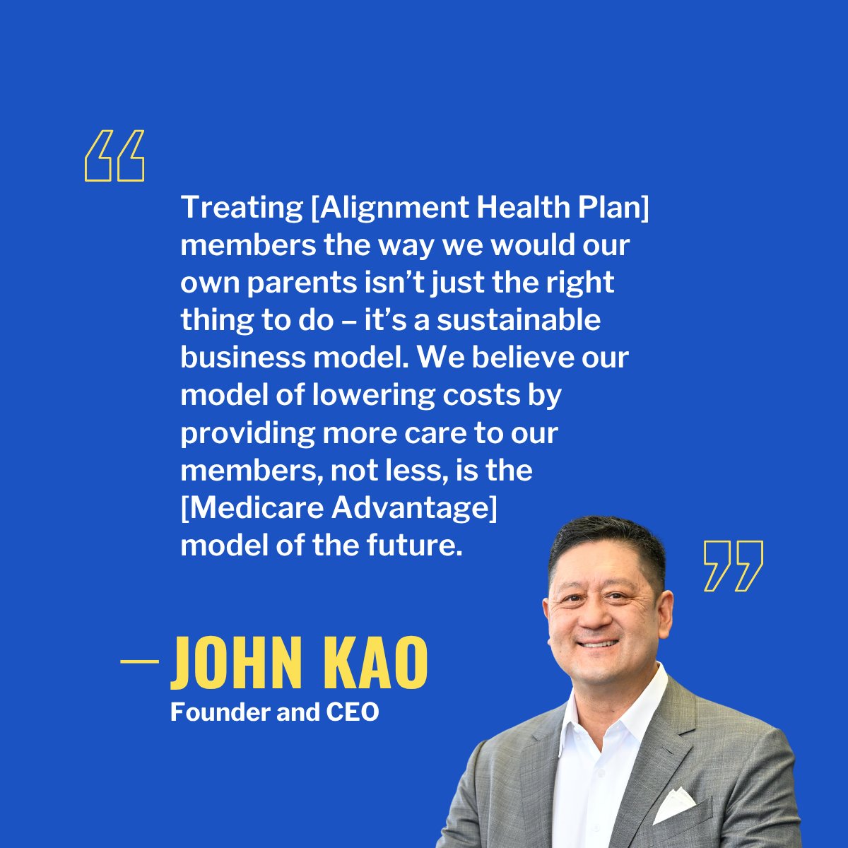 Alignment Health tweet media