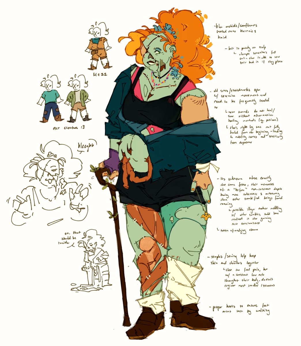 wanted to sketch out my cleo design properly ^^