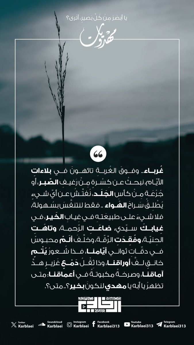 عـلـي الخـالـدي tweet media