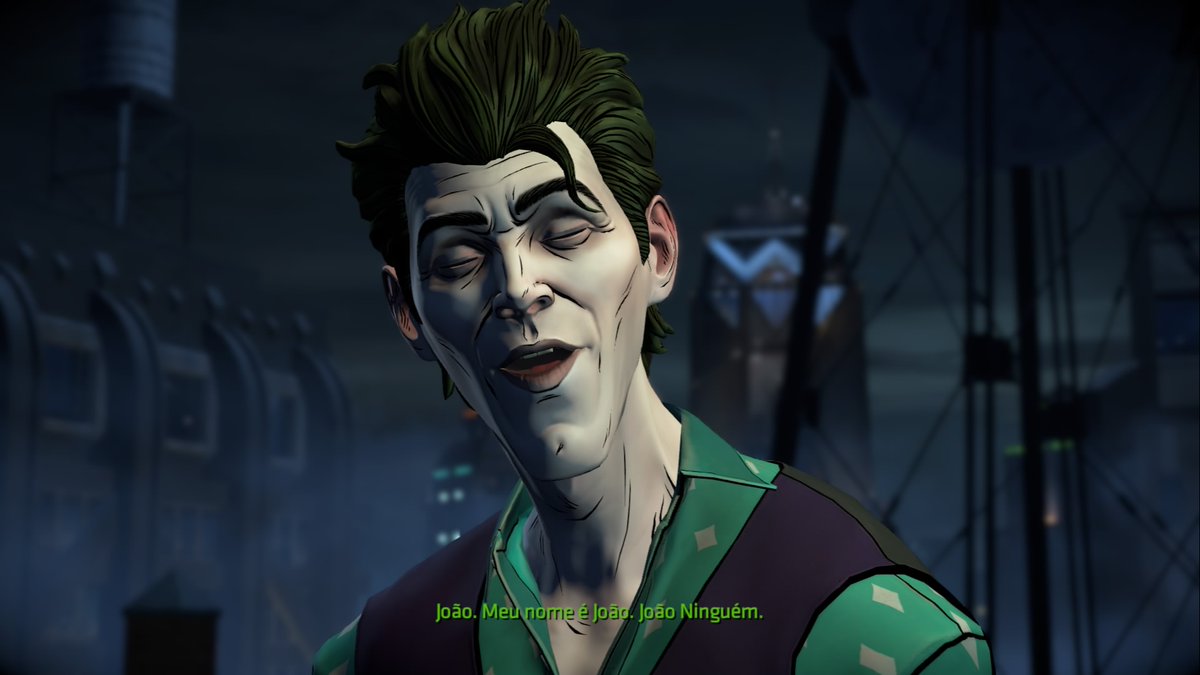usemedolly's tweet photo. 4 - Batman: The Enemy Within 
Nota: 2

Eu lembro que gostei bem mais do primeiro Batman da Telltale. Messe segundo jogo, achei tudo muito corrido e sem desenvolvimento nos personagens, além de uns furos nos diálogos e história. O Joker mais bobo da história está aqui https://t.co/SbA9YE4ObZ
