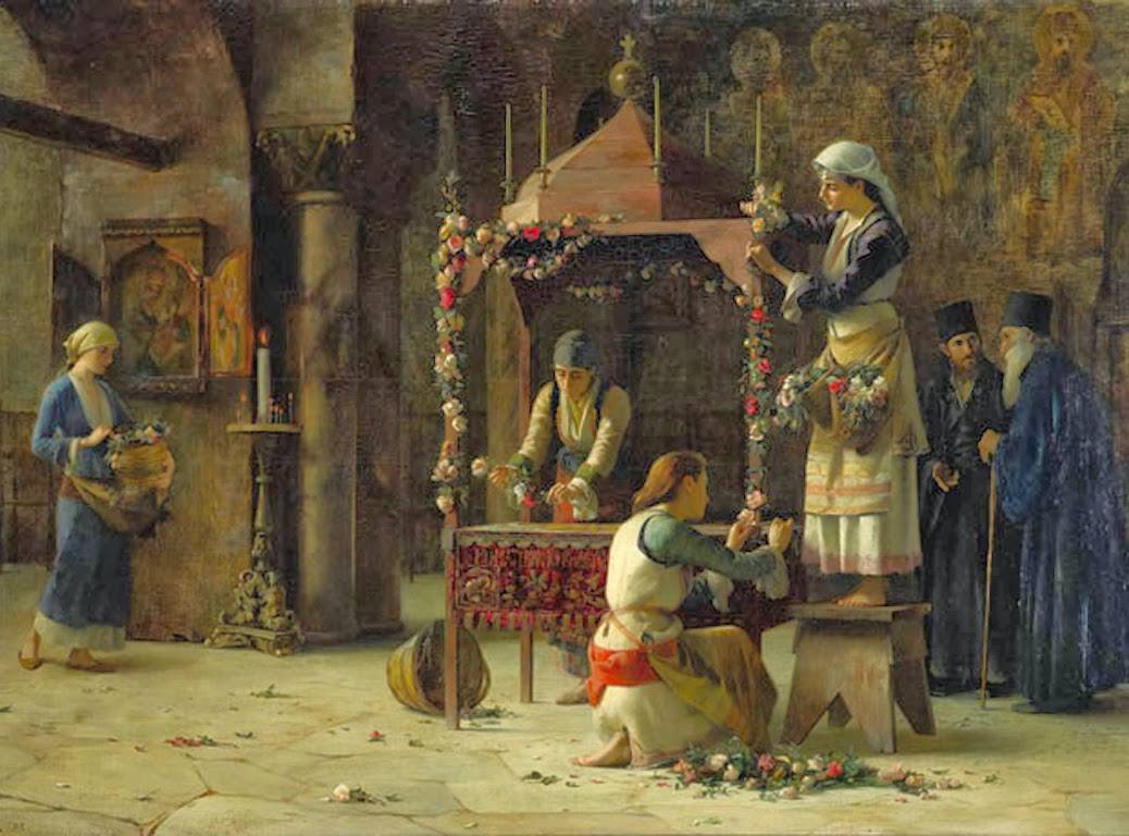 «Μεγάλη Παρασκευή – Στολισμός Επιταφίου» – Θεόδωρος Ράλλης