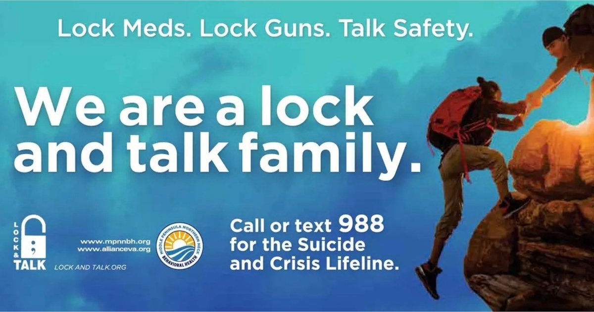 alliancebewell's tweet image. #mentalhealthmatters #talksafety #lockitup