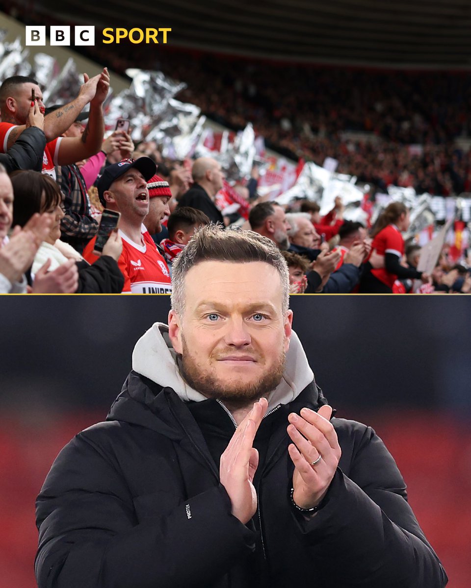 BBCTeesSport's tweet photo. "The fans are massive in all that they bring. That's what makes this club a beautiful thing. I will try as hard as I can to give them what they deserve." - Kim Hellberg
#Boor | #UTB | #BBCFootball https://t.co/TJunMxyyJC
