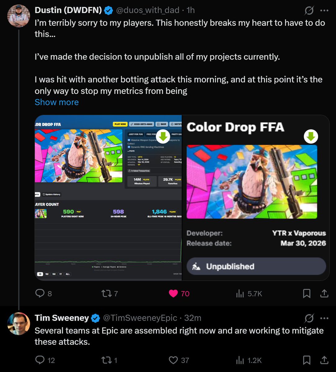 Backers | Fortnite News tweet media