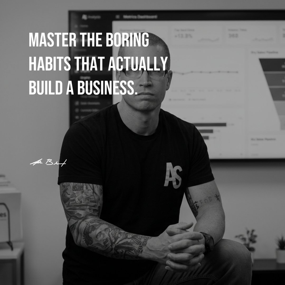 JohnBracamontes's tweet image. Most of you are waiting for a breakthrough while ignoring the basic habits that actually build a business.

Efficiency and resilience are outcomes, not luck. Stop looking for miracles and focus on results.

#Efficiency

acumenstudio.com