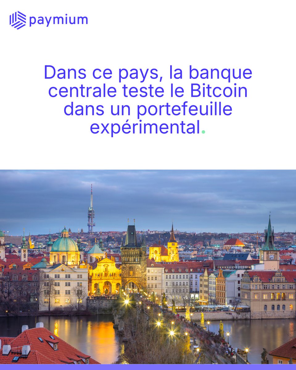 🇨🇿 Cap sur la Tchéquie : la banque centrale Tchèque teste le Bitcoin dans un portefeuille expérimental

Portefeuille de 1M$ incluant Bitcoin, stablecoin USD et dépôt tokenisé

L’objectif n’est pas d’investir mais d’expérimenter la gestion d’actifs numériques

La CNB teste la