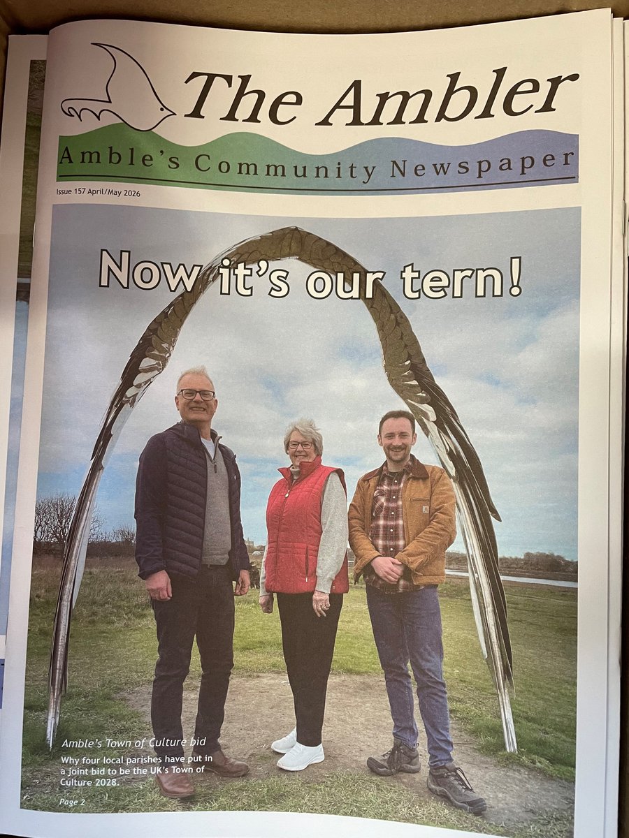 AmbleByTheSea's tweet photo. The latest edition of The Ambler is out now but you can also read it online: https://t.co/HFOmQUcMt5 https://t.co/aUx3qv14ON