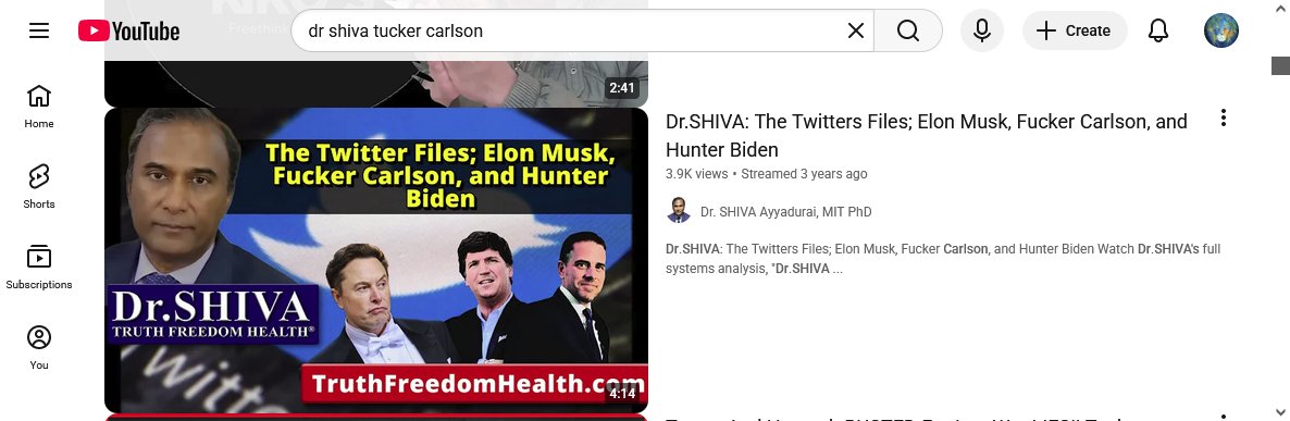DavidThomasRyan's tweet photo. "The Fake #AntiEstablishment" or "The #NSOE" (#NotSoObviousEstablishment) serves to mesmerize and eventually demoralize their target audience. It should be known that #TuckerCarlson aka #FuckerCarlson @TuckerCarlson @TCNetwork has an historical resume of practicing #DelayedTruth by deliberately refusing to give any credit to #DrShiva @va_shiva founder of #TruthFreedomHealth for exposing a back door portal between government and social media intended to censor true representatives of #WeThePeople. It should also be known that #OmeedMalik @RealOmeedMalik funds #Trump @realDonaldTrump as well as Tucker.