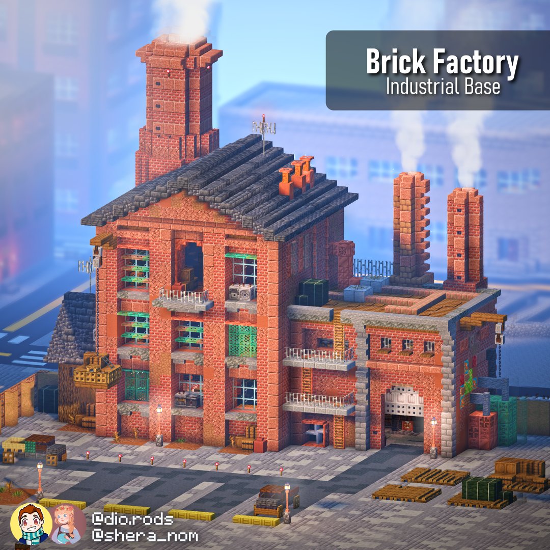 dio_rods's tweet image. Industrial Style Build!!
Made this for survival minecraft a while ago and honestly l really like how it turned out! It was a collab with @Shera_nom and we make it in like 24h haha
What do u think??
#Minecraftbuilds #minecraft建築コミュ #Minecraft #minecraftart