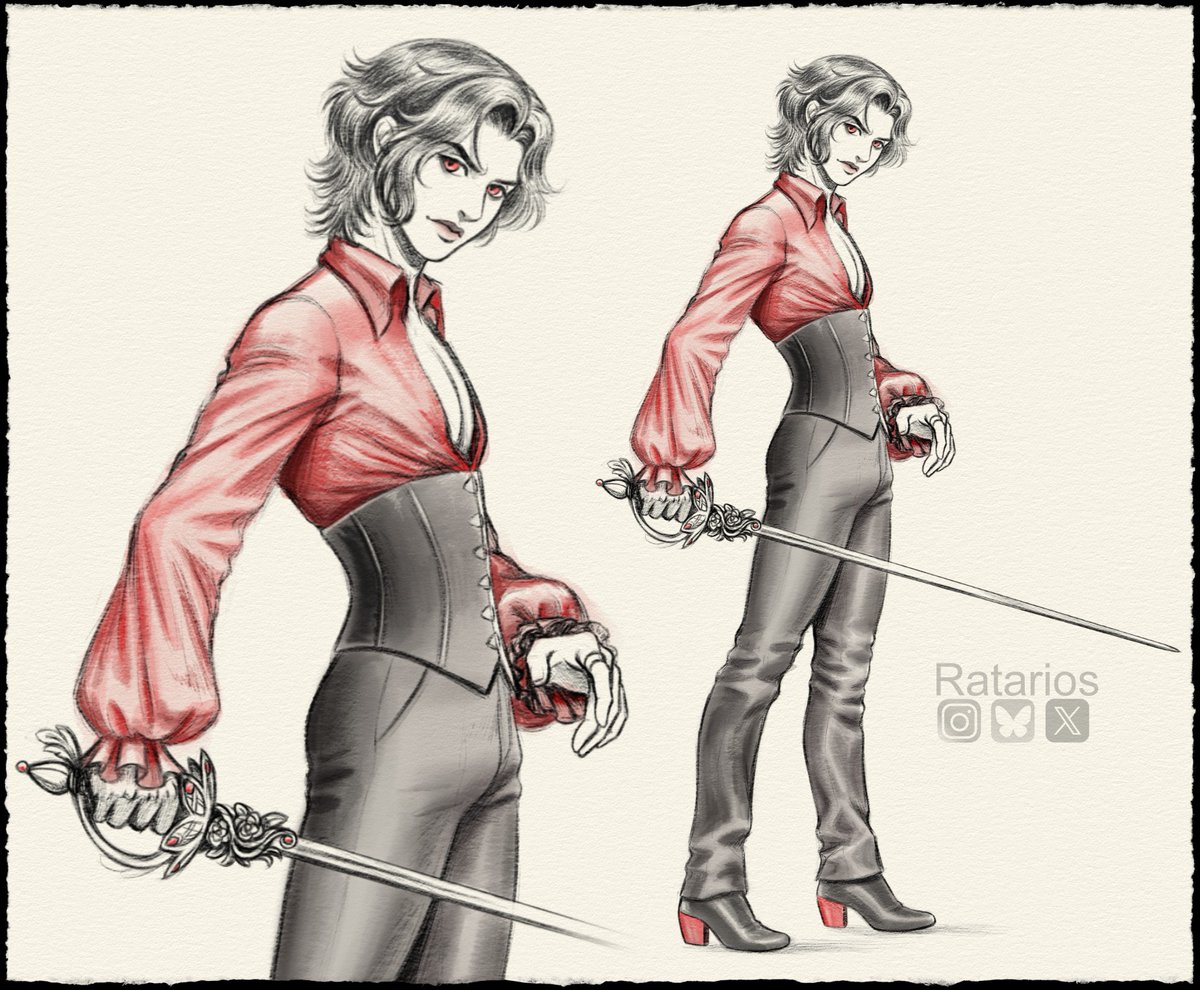 So I made this drawing using the last pic as reference and I'm so grateful to <a href="/Ref_Pics/">Reference Pictures for Artists</a> for the amazing work they do! 🥰
I'll be using more of these in the future