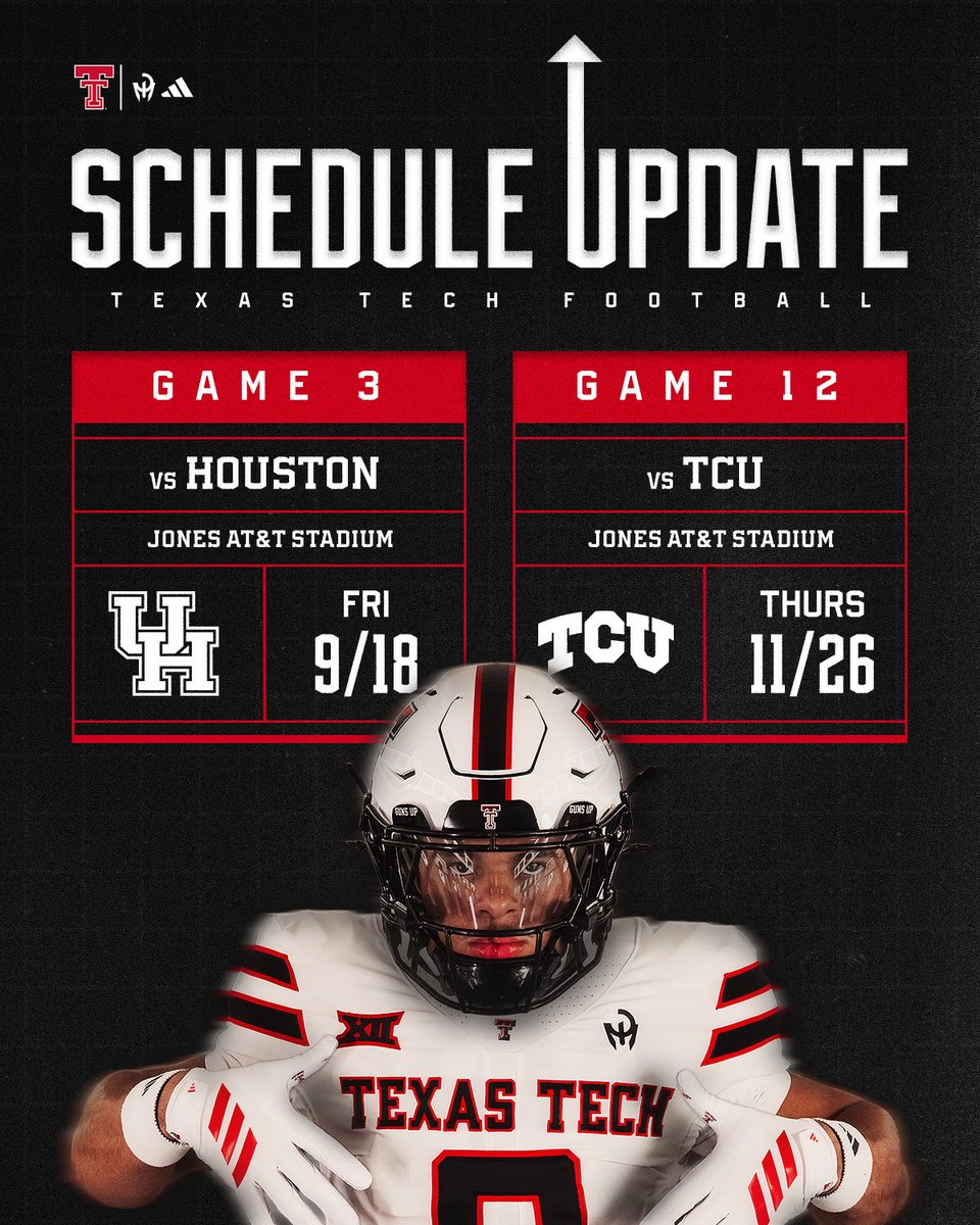 Texas Tech Football tweet media