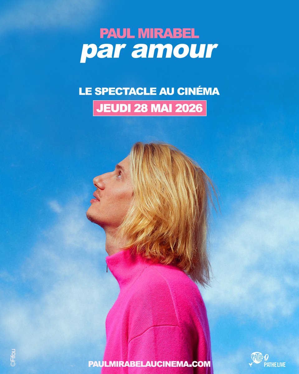 PatheCaen's tweet photo. Paul Mirabel – Par amour : le spectacle au cinéma 👀
Sa tournée actuelle affichant complet, Paul Mirabel vous offre une ultime occasion de rire avec lui, lors d’une séance unique, exclusivement au cinéma.

🗓️ Le Jeudi 28 mai à 20h

🎟️ Réservations : https://t.co/UlZQTkS0qm https://t.co/oDV9E3DDo9