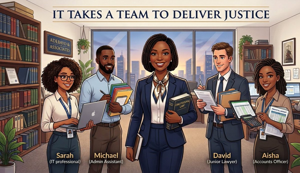 aapchambers's tweet photo. It may look like it’s just the lawyer handling your case—but there’s a full team behind the scenes.

From IT to admin, everyone contributes to delivering results.

That’s how great legal service works.

#legalmatters #teamwork https://t.co/zteFhe1kdi