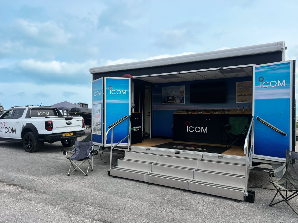 Icom_UK's tweet image. All set and ready for a great weekend! ⛵️🌊

#ICOM #ontheroad #BoatFest #exeter #marinevhf #boating #sailing