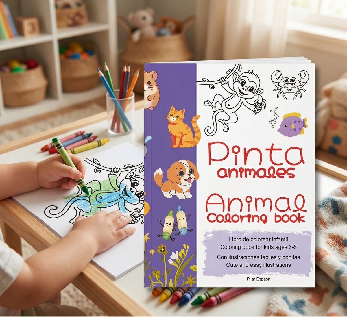 tengounlibro's tweet image. ✏️¿Buscas un libro de colorear infantil que entretenga, eduque y relaje a los más pequeños?

💕40 páginas de ilustraciones
💕Fomenta la #creatividad, la motricidad fina y la concentración, mientras los pequeños se divierten #coloreando.

✏️ amzn.to/4lDWidO