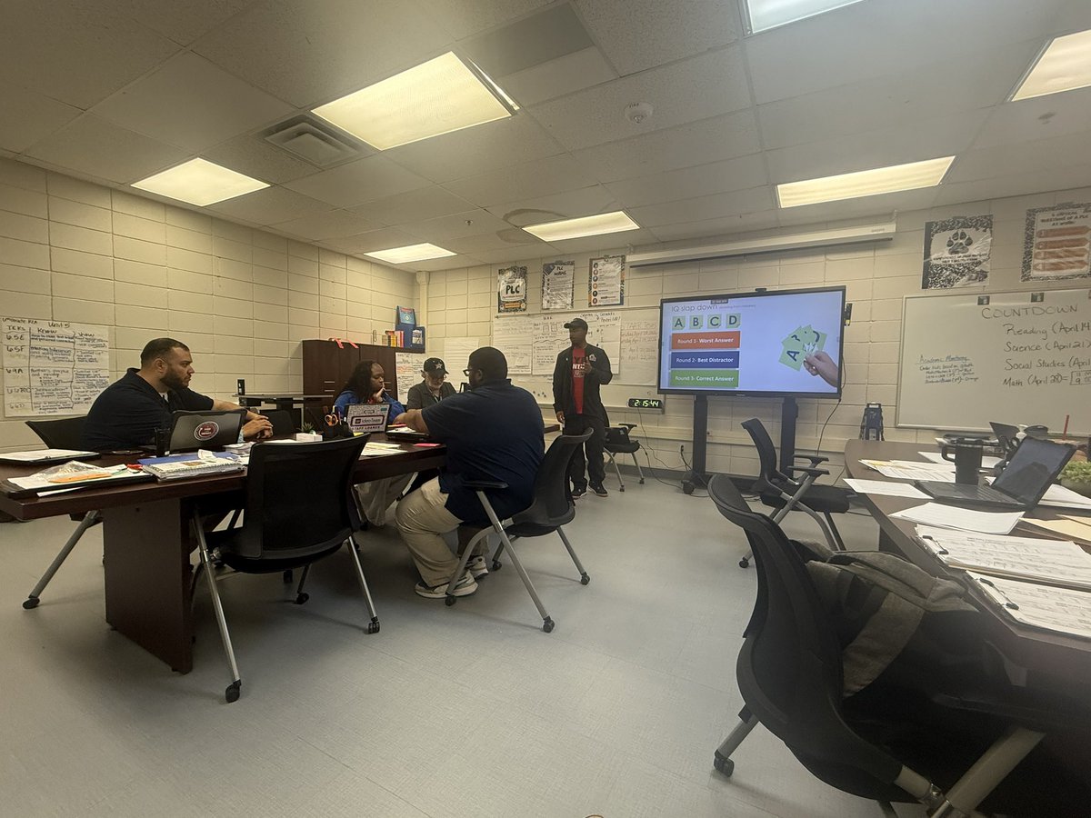 Byrd_Middle's tweet photo. Our teachers are 🔥!

Using Lead4Ward Rockin’ Review, classrooms are engaged, standards are reinforced, and students are building confidence for STAAR.

Intentional Tier 1 instruction = student success. Let’s finish strong! 🐾📚

#BMSPanthers #STAARReady #Lead4Ward https://t.co/b9ASv9RXkZ