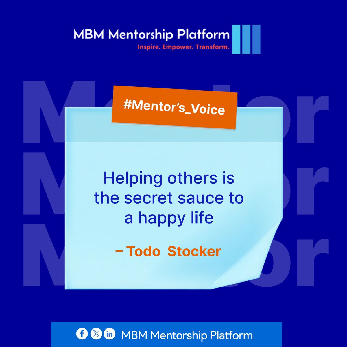 MBM Mentorship Platform tweet media