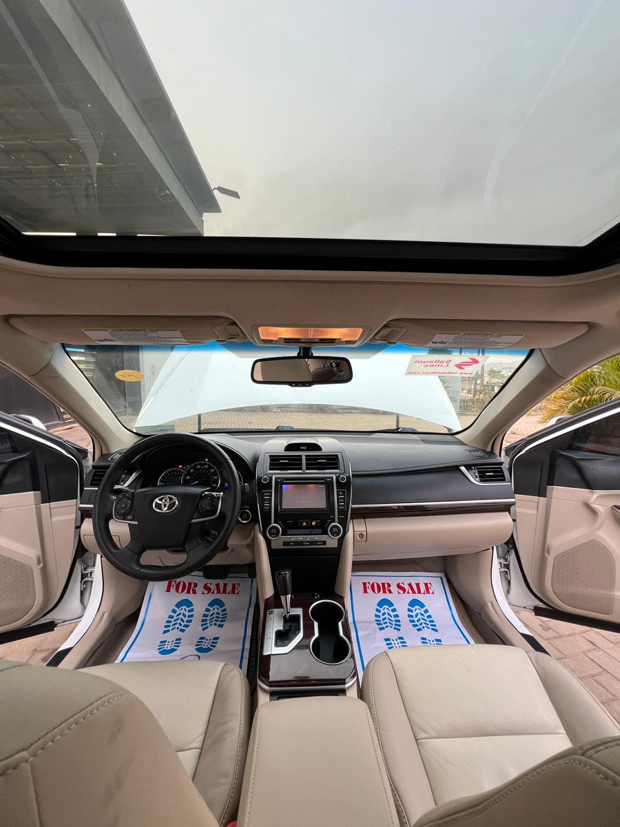MegAutomobile's tweet photo. DIRECT TOKS 2013 TOYOTA CAMRY XLE

* THUMBSTART 
* KEYLESS ENTRY 
* RARE AC VENT 
* LEATHER SEATS 
* V6 ENGINE 
* DOUBLE EXHAUST 
* INFOTAINMENT SCREEN 
* XLE CUSTOM RIM 

#15,500,000
$11.5k
Call: 07037905202 https://t.co/OqXWA7KIhV