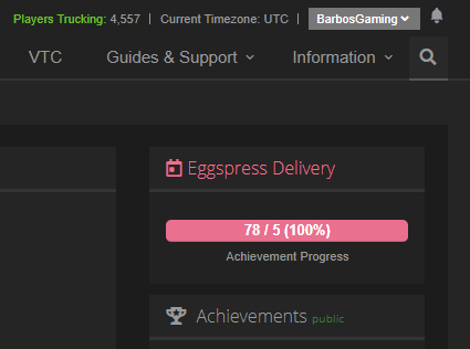 Haideti ca se poate, am ajuns la 78, mai vin cu noutati cand fac 100! Voi cate aveti?

#EasterEvent #EuroTruckSimulator2 #Romania #Easter2026 #ETS2 
<a href="/TruckersMP/">TruckersMP</a>