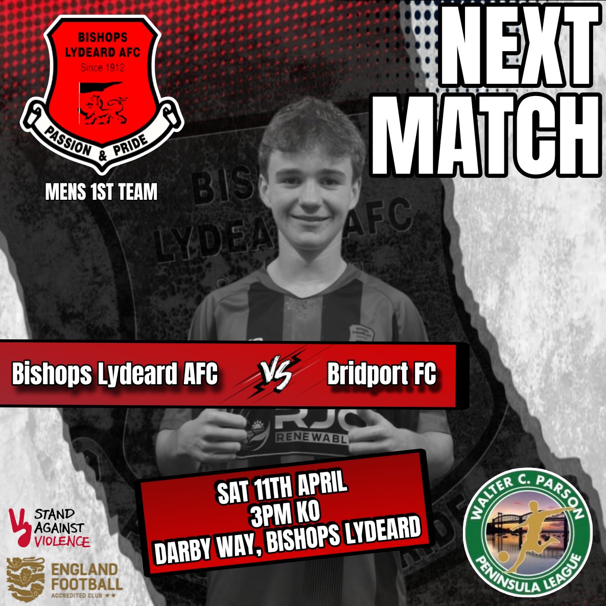 _BLAFC_'s tweet photo. Next up, @Bridportfc vist us at Darby Way 3pm KO this Saturday! ⚫️🔴⚫️🔴⚫️

@swpleague @swsportsnews https://t.co/ozyLQBAsgH