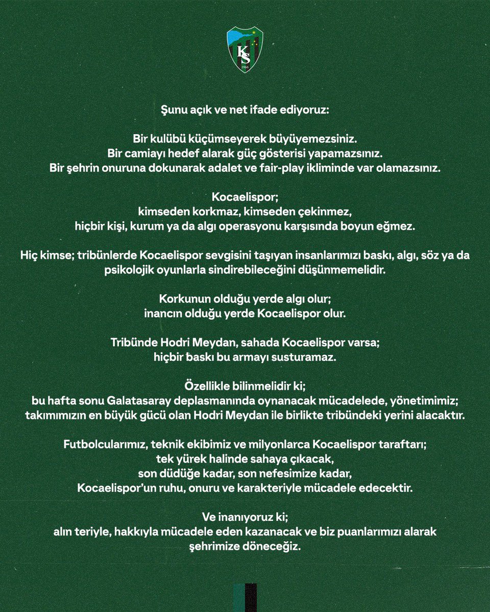 Kocaelispor tweet media