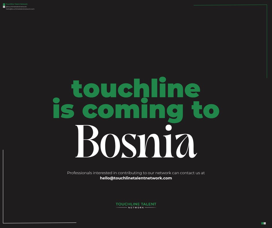 TouchlineTalent's tweet image. Touchline expands into Bosnia. 

Strengthening global reach &amp;amp; opening new markets. Clubs—get in touch to showcase your players.

read more: tinyurl.com/2b87mfvv

#FootballTalent #Scouting #PlayerDevelopment #GlobalFootball #GrassrootsFootball