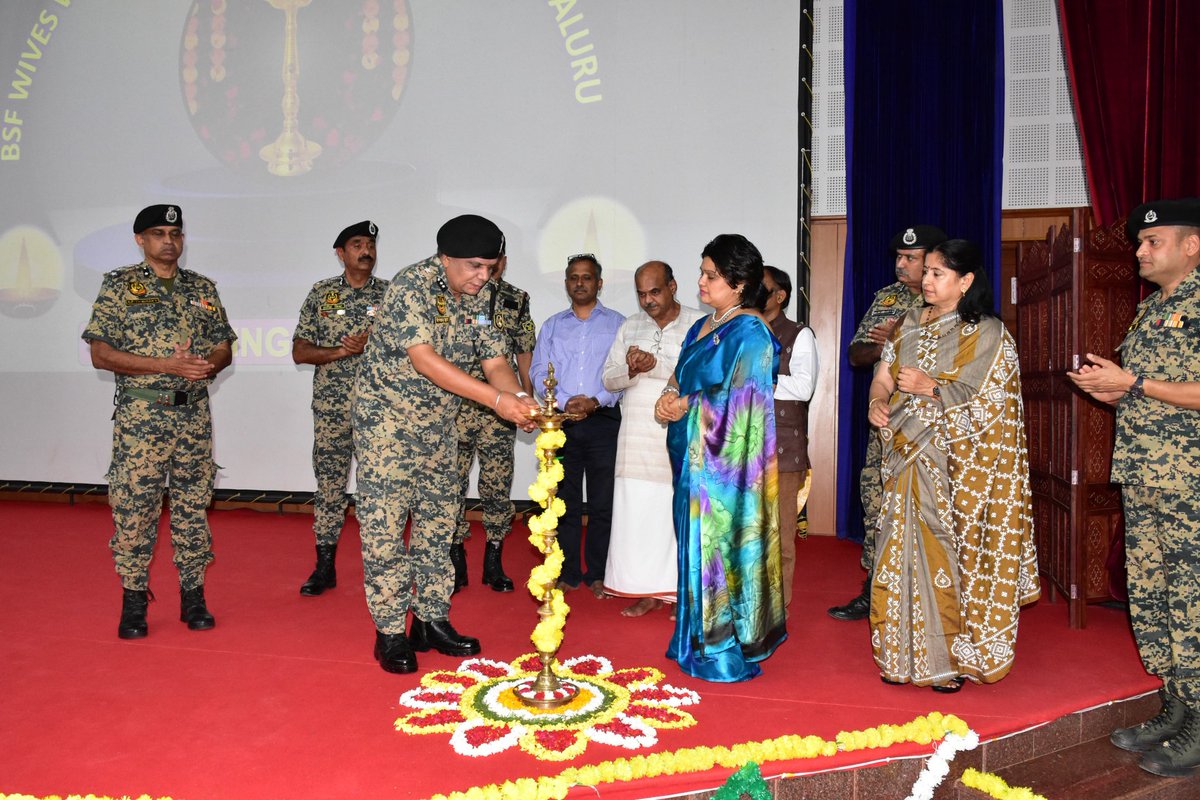 BSF_CEDCO's tweet photo. CEDCO &amp; STC BSF in collaboration with Sri Venkateshwara Education Foundation, Applied systems &amp; Landscape came together for Holistic Actions For Revitalizing Indigenous Traditions (HARIT). Shri Dinesh Kr Yadav, IPS IG along with Smt Bhawna Yadav, BWWA Head CEDCO graced the event. https://t.co/5es0ogI1LW