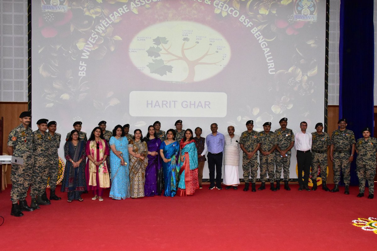 CEDCO &amp; STC BSF in collaboration with Sri Venkateshwara Education Foundation, Applied systems &amp; Landscape came together for Holistic Actions For Revitalizing Indigenous Traditions (HARIT). Shri Dinesh Kr Yadav, IPS IG along with Smt Bhawna Yadav, BWWA Head CEDCO graced the event.