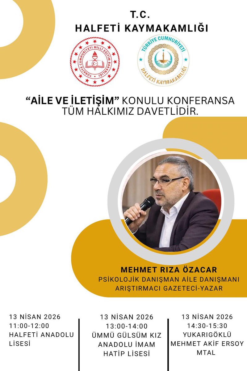 Halfeti Kaymakamlığı tweet media