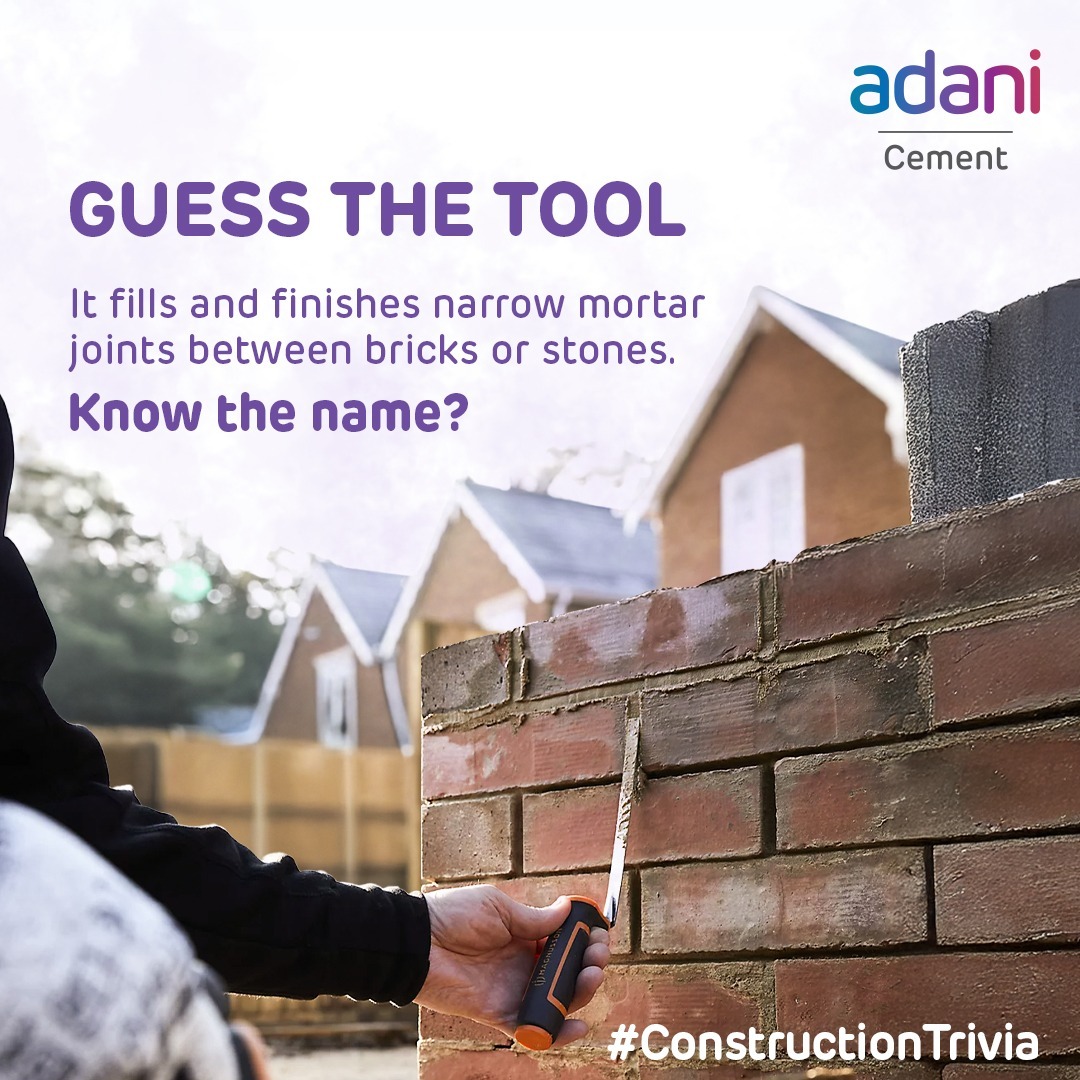 ACCLimited's tweet photo. Every tool has a purpose. Every purpose builds strength. Can you identify this essential construction tool? Share your guess in the comments!
#ThisIsAdaniCement #BuildingNationsWithGoodness #ConstructionTrivia https://t.co/QZNmbRdMK2