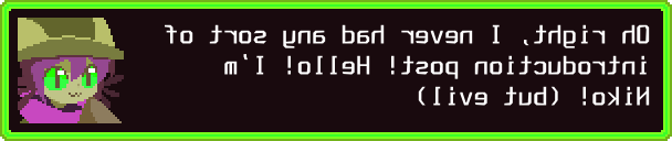 Niko but evil tweet media